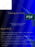 HVAC Training at DCS, Hyderabad