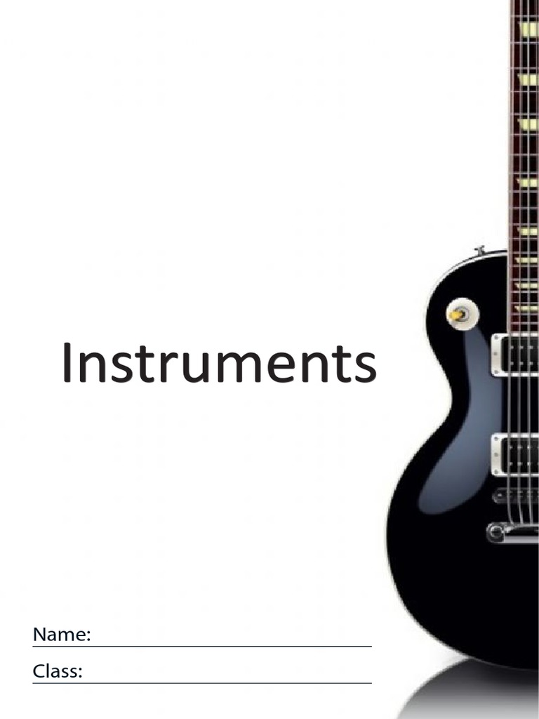 Instruments (Tone Colour) - Student Workbook | PDF | Woodwind ...