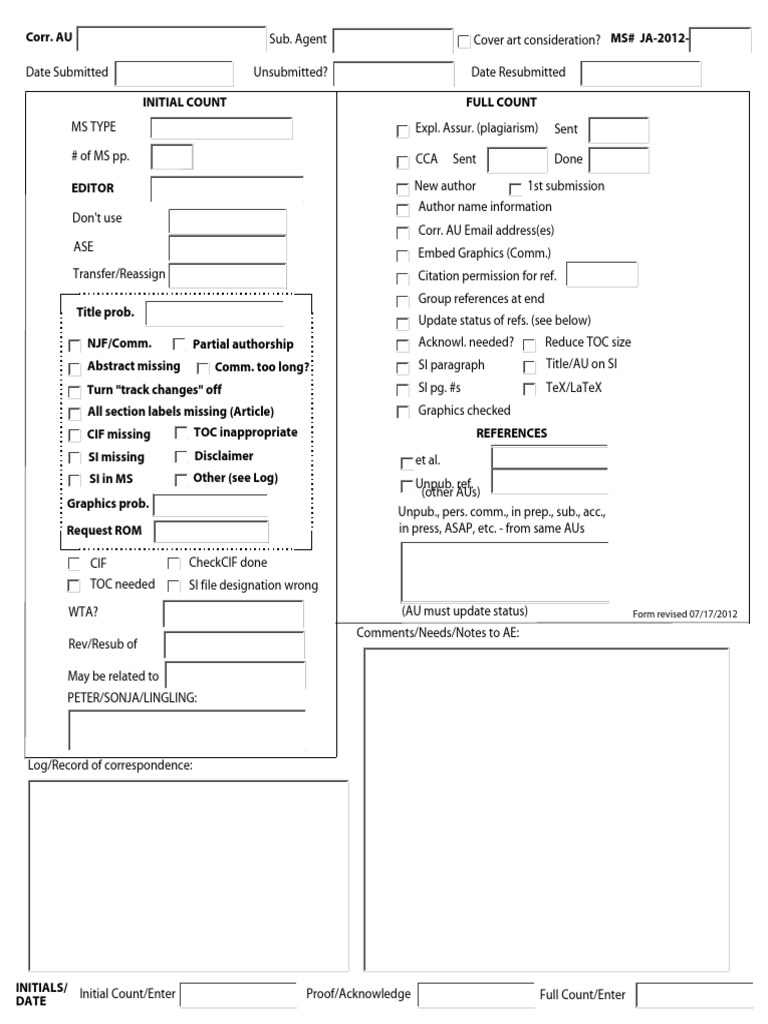 Academic Manuscript Submission Guide | PDF | Computing | Communication