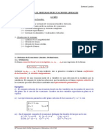 Tema 3. - Sistemas de Ecuaciones Lineales