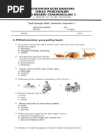 Soal Uas Ipa Kelas 3 Semester 1