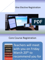 Online Student Course Registration Procedure March 18