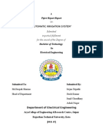 Prject Report Report: Submitted in Partial Fulfilment For The Award of The Degree of