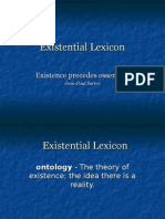 Existential Lexicon