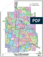 Minneapols Neighborhood Map