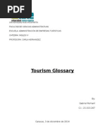 Tourism Glossary