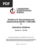 Guidance Documentation Implemetation 17025 2005