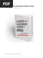 Download the 5 secrets to becoming a drupal 7 ninja shane thomas 2014 diypromopdf by Joseph Kayima SN259158361 doc pdf