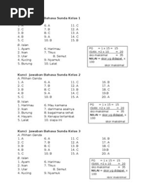 Kunci Jawaban Basa Sunda Kelas 3 Semester 1 - 44+ Kunci Jawaban Basa Sunda Kelas 3 Semester 1 Terupadte