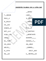 Ejercicios de Lenguaje PDF