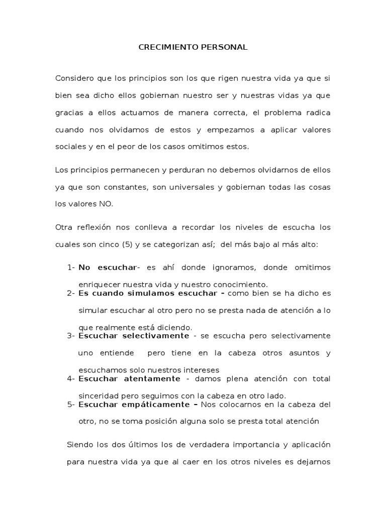 Escuela de Crecimiento Personal | PDF | Conceptos psicologicos | Science