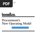 Procurements New Operating Model