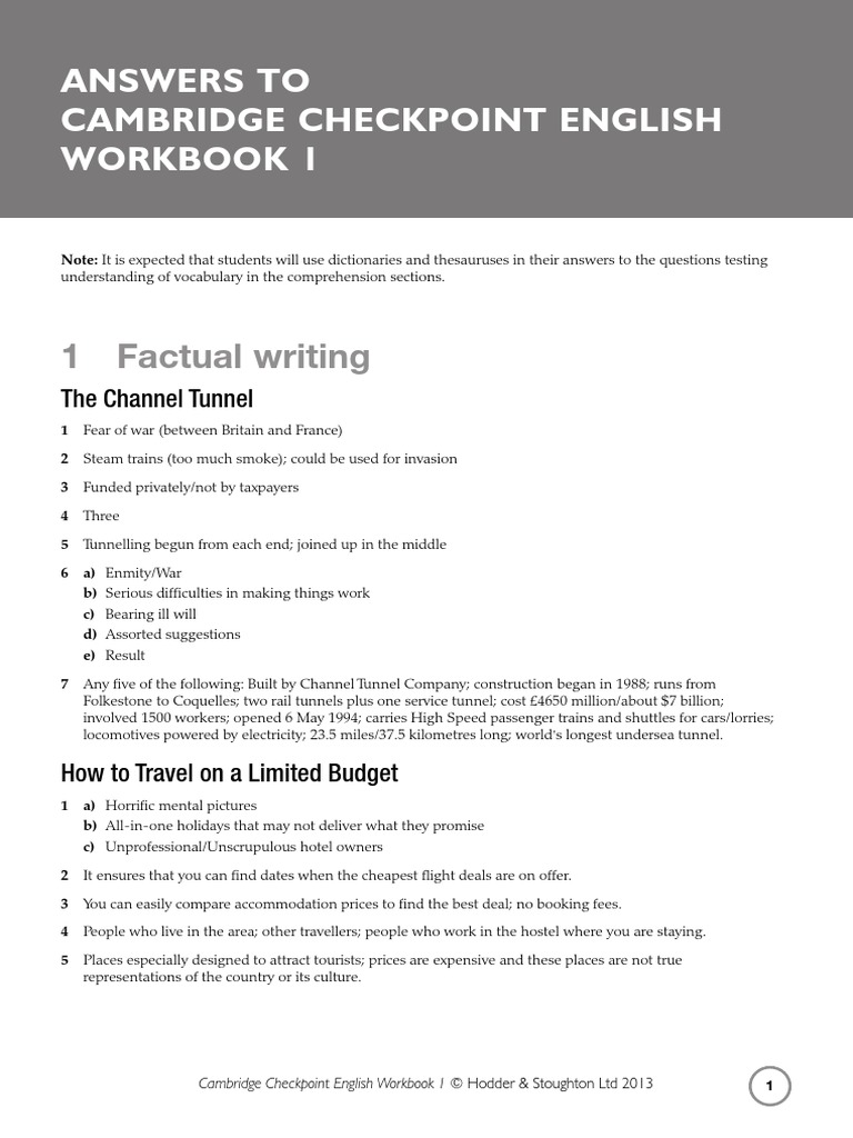 English Workbook 1 Answers Pdf Rainforest Nature