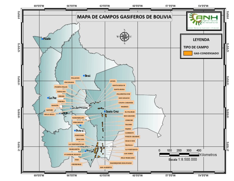 Campos de Gas en Bolivia | PDF