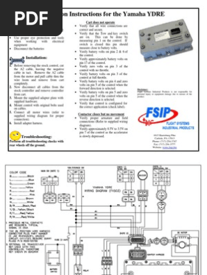 Yamaha Ydra Wiring Diagram