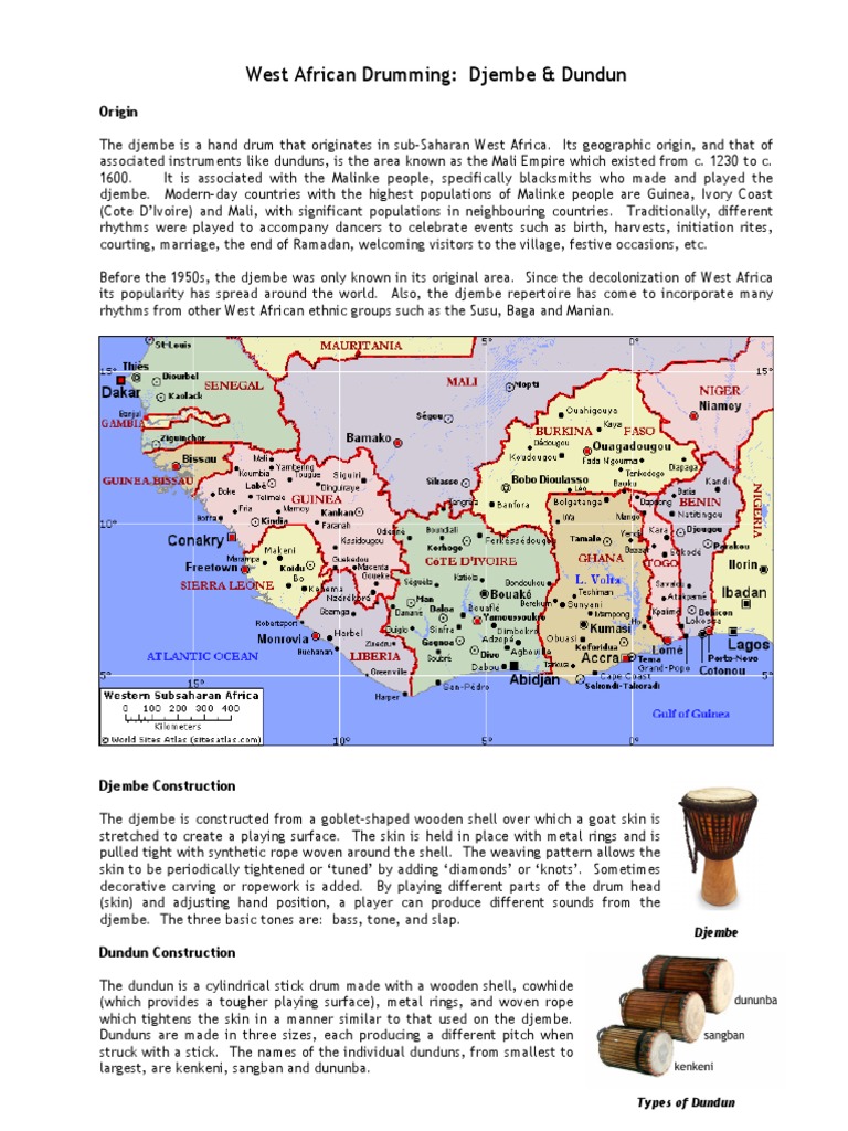 West African Drumming PDF Musical Instruments Gaiaphones