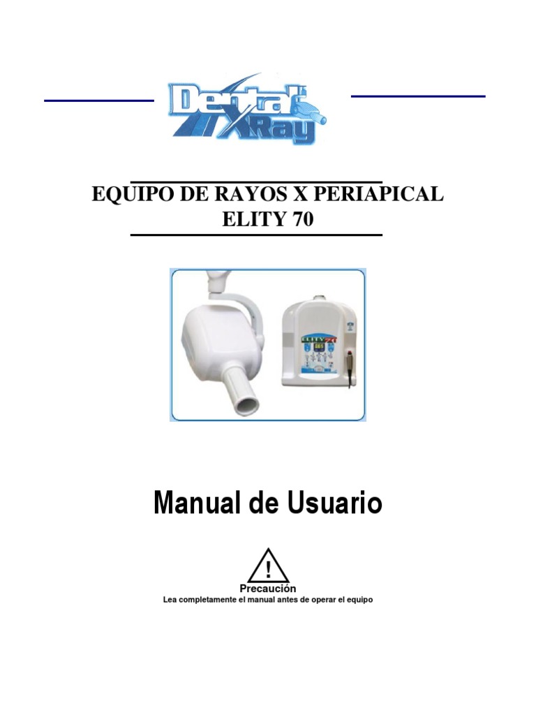 Equipo de Rayos X Periapical Elity 70 PDF | PDF | Rayo X | Circuito