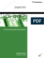 Ap Chemistry Course and Exam Description PDF
