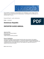 EXPORTER GUIDE ANNUAL - Santo Domingo - Dominican Republic - 10-16-2009 PDF
