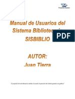 Manual de Usuario SISBIBLIO