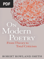 Download Rowland Smith- On Modern Poetry by Wilfredo Suarez SN259190977 doc pdf