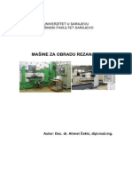 Masine Za Obradu Rezanjem - Prvi Dio - 2012 PDF