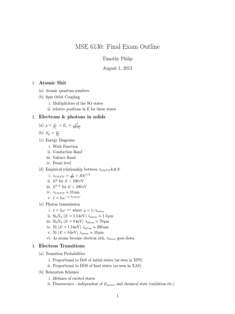 Compensation final exam outline picture