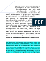 Alimentos transgénicos