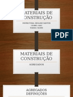 Materiais de Construção Agregados