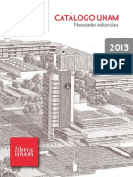 Catalogo 2013 UNAM