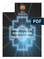 Directrices Presupuestarias 2015 PDF