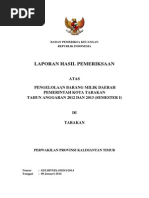 Download LHP BPK Pengelolaan BMD Kota Tarakan 2012-2013 by abahutik SN259213573 doc pdf