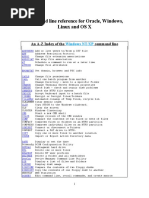 Command Line Reference