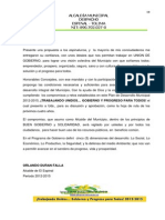 Plan de desarrollo municipal 2012-2015 El Espinal