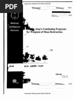 Iraq October 2002 NIE on WMDs (unedacted version) 