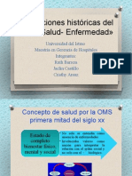 Concepciones Históricas Del Proceso Salud - Enfermedad