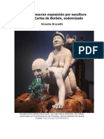 España. Censuran Exposición por escultura de Juan Carlos de Borbón, Sodomizado