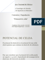 Potencial de Celda