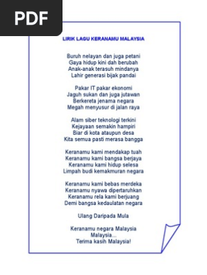 Lirik Lagu Keranamu Malaysia Pdf