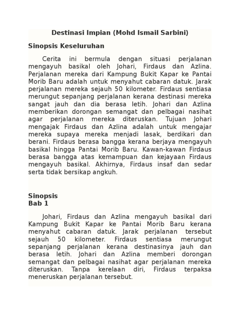 Destinasi Impian Pdf