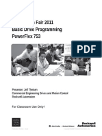 Basic Drive Programing - PF753