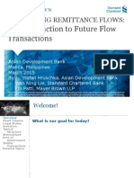 Leveraging Remittance Flows: An Introduction To Future Flow Transactions