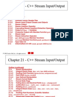 C++ Input Output STT