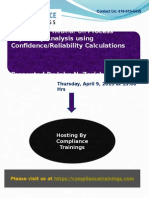 Process Capability Analysis Using Confidence Reliability Calculations