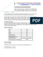 Granular Activated Alumina for Arsenic and Fluoride Removal