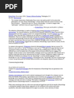 Theories of Knowledge