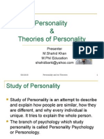 Theory of Personality