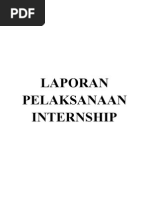 Laporan Pelaksanaan Internship