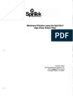 Www.spintek.com PDF Membrane Filtration Using the Spintek