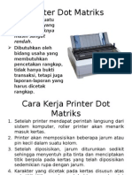 Printer Dot Matriks + Plotter